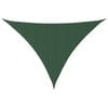 vidaXL Voile parasol tissu oxford triangulaire 4x4x5,8 m vert fonc&eacute;