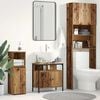vidaXL Armoire lavabo de salle de bain vieux bois 60x30x60 cm