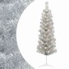 vidaXL Arbre de No&euml;l artificiel slim 150 cm 150 LED Blanc chaud