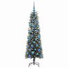 vidaXL Sapin de No&euml;l artificiel Vert 150 cm PVC, plastique et acier