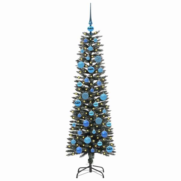 vidaXL Sapin de No&euml;l artificiel Vert 150 cm PVC, plastique et acier