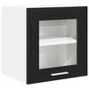 vidaXL Armoire suspendue Ch&ecirc;ne noir 40 x 31 x 40 cm Bois d'ing&eacute;nierie