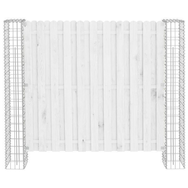 vidaXL Poteau de cl&ocirc;ture. 2 pcs Argent&eacute; 20 x 20 x 190 cm M&eacute;tal