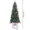 vidaXL Sapin de No&euml;l artificiel Vert 150 cm PVC, plastique et acier
