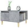 vidaXL Table basse gris b&eacute;ton 55x55x36,5 cm bois d'ing&eacute;nierie
