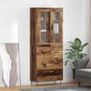 vidaXL Haut Armoire Bois Ancien 69,5 x 34 x 90 cm Bois d'ing&eacute;nierie