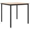 vidaXL Table de salle &agrave; manger / Table de repas Naturel