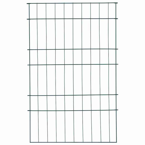 vidaXL Ensemble de cl&ocirc;ture de jardin 8 pcs Vert 50 x 80 cm Acier