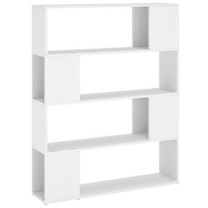 vidaXL Biblioth&egrave;que/S&eacute;parateur de pi&egrave;ce Blanc 100x24x124 cm