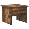 vidaXL Table basse Ch&ecirc;ne fum&eacute; 55 x 54,5 x 45 cm Bois d'ing&eacute;nierie