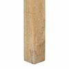vidaXL Table console 110x30x75 cm bois de manguier massif blanchi