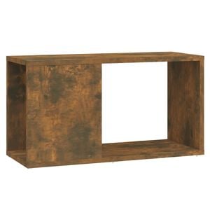 vidaXL Meuble TV Ch&ecirc;ne fum&eacute; 60x24x32 cm Bois d'ing&eacute;nierie