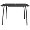 vidaXL Table de jardin anthracite 100x100x72 cm Treillis d'acier
