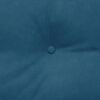 vidaXL Coussin de Dos Bleu 180 x 24 x 50 cm Velours