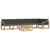 vidaXL Ensemble de canap&eacute;s d'ext&eacute;rieur 7 pc 6 place