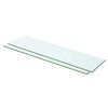vidaXL Panneaux d'&eacute;tag&egrave;re 2 pcs Verre Transparent 60 x 12 cm