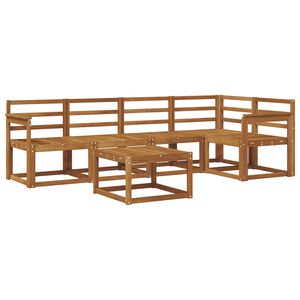 vidaXL Ensemble de canap&eacute;s d'ext&eacute;rieur 6 pcs Naturel