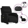 vidaXL Fauteuil inclinable de massage électrique noir velours