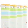 vidaXL Rideau occultant imprim&eacute; enfants 2 pcs 140x240 cm voyager monde