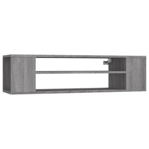vidaXL Armoire TV suspendue Sonoma gris 100x30x26,5 cm Bois Ing&eacute;nierie