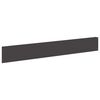 vidaXL Bordure de Pelouse 10 pc 100 x 15 cm Acier Noir