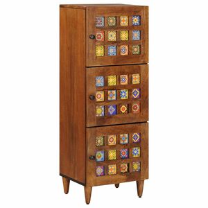 vidaXL Haut Armoire Noyer 40 x 33 x 110 cm Bois de mangue massif
