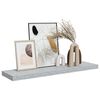 vidaXL &Eacute;tag&egrave;re murale flottante Gris b&eacute;ton 90x23,5x3,8 cm MDF