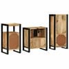 vidaXL Ensemble de mobilier de salle de bain avec tiroir 3 pcs