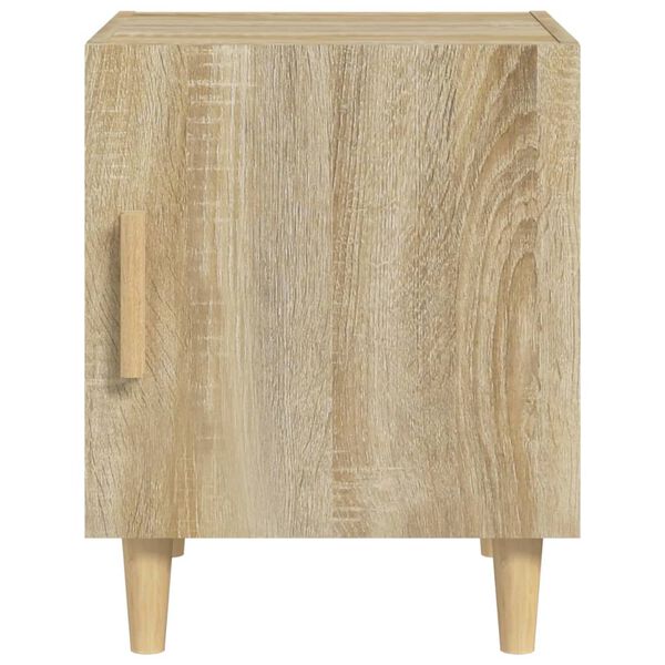 vidaXL Table de chevet Ch&ecirc;ne sonoma Bois d'ing&eacute;nierie