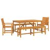 vidaXL Ensemble de salle &agrave; manger pour jardin 5 pc Marron