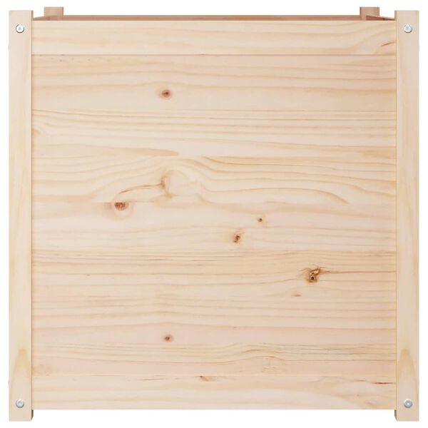 vidaXL Jardinière d'extérieur 70x70x70 cm bois de pin massif