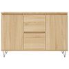 vidaXL Buffet ch&ecirc;ne sonoma 101,5x35x70 cm bois d'ing&eacute;nierie