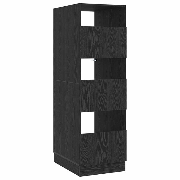 vidaXL Armoire &agrave; Laver Ch&ecirc;ne noir 50 x 68 x 162 cm Bois d'ing&eacute;nierie