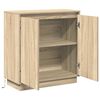 vidaXL Buffet LED Ch&ecirc;ne Sonoma 71 x 34,5 x 75 cm Bois d'ing&eacute;nierie