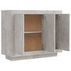 vidaXL Buffet Gris b&eacute;ton 92x35x75 cm Bois d'ing&eacute;nierie
