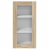 vidaXL Armoire suspendue avec stockage Ch&ecirc;ne Sonoma 40 x 31 x 80 cm