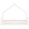 vidaXL Cadre de lit d'enfants tiroirs blanc 90x190 cm bois pin massif