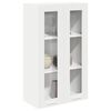 vidaXL Armoire suspendue Blanc 60 x 31 x 100 cm Bois d'ing&eacute;nierie