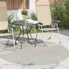 vidaXL Tapis de surface Rond PALMERAS Vert &Oslash; 120 CM Polyester