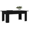 vidaXL Table basse Noir 100x60x42 cm Bois d&rsquo;ing&eacute;nierie
