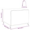 vidaXL Housse pour mobilier d'extérieur Noir 100 x 100 x 70 cm 600D