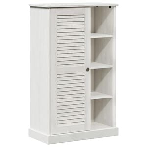 vidaXL Armoire de salle de bain avec porte VIGO Blanc et Blanc Antique