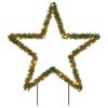 vidaXL D&eacute;coration lumineuse &eacute;toile de No&euml;l avec piquets 115 LED 85 cm