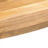 vidaXL Dessus de table 120x50x2,5 cm ovale bois massif de manguier