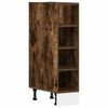 vidaXL Meuble bas "Riga" Ch&ecirc;ne fum&eacute; 20 x 44,5 x 81,5 cm Bois d'ing&eacute;nierie