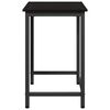 vidaXL table Ch&ecirc;ne noir 100 x 50 x 76,5 cm Bois d'ing&eacute;nierie et acier