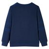 Sweatshirt pour enfants m&eacute;lange bleu marine 128