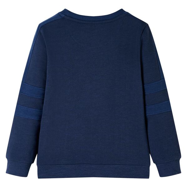 Sweatshirt pour enfants m&eacute;lange bleu marine 128