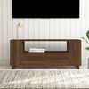 vidaXL Meuble TV Chêne marron 120x35x48 cm Bois d'ingénierie