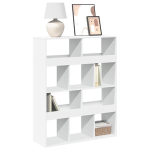 vidaXL Biblioth&egrave;que blanc 100x33x125,5 cm bois d'ing&eacute;nierie